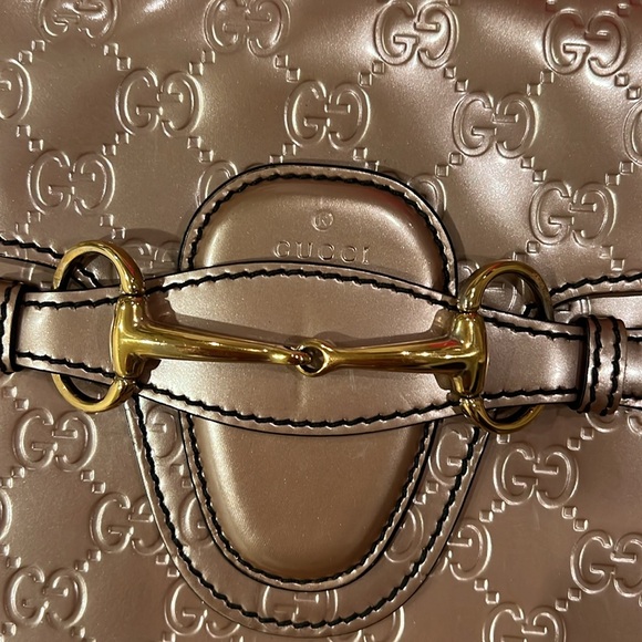 Beautiful authentic and RARE  Patton leather Gucci, 2 way bag w /COA - Picture 11 of 15